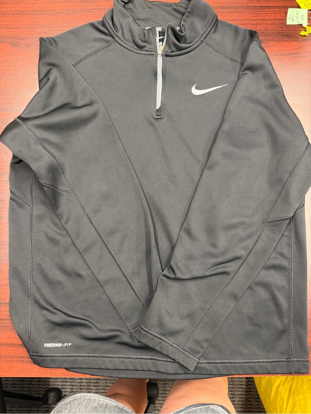 Nike Black Therma-FIT Half-Zip Performance Jacket